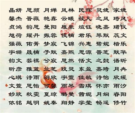 名字好聽|女孩取名字大全：1600個好聽的女孩名字